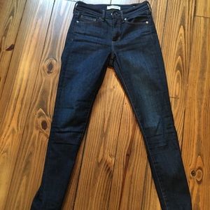Banana Republic Dark  skinny ankle jeans